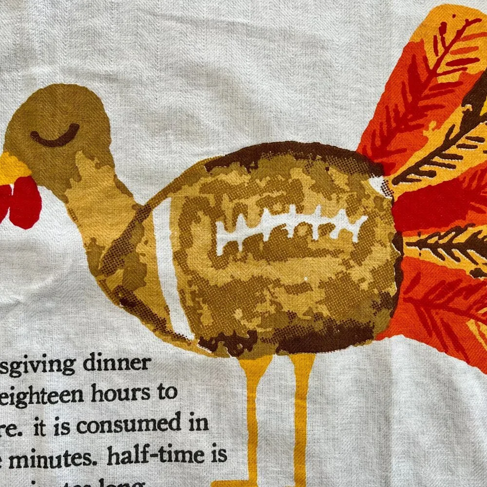 Thanksgiving Dinner Mud Pie Dish Towel